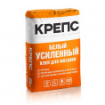 Маленькое фото товара - Клей КРЕПС Усиленный БЕЛЫЙ 25кг д/плитки д/вн.и нар.работ Россия. Вариант №1