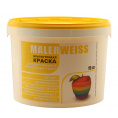 Маленькое фото товара - Краска в/д Solaks MALERWEISS 15кг влагостойкая. Вариант №1