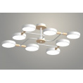 Маленькое фото товара - Люстра Lumis 144W LED 3000-6000K d880 h190 белый/дерево. Вариант №1