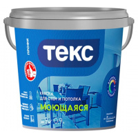 Фото товара - Краска в/д ТЕКС Профи 0,9л(1,4кг) моющаяся Россия