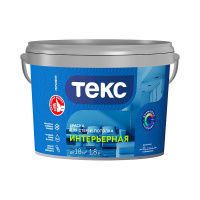 Фото товара - Краска в/д ТЕКС Профи 1,8л(2,7кг) интерьерная Россия