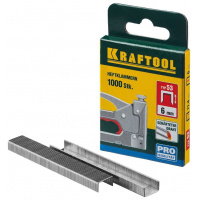 Фото товара - Скобы KRAFTOOL 6мм д/меб.степлера тип-53 (1000шт) Германия