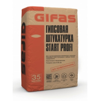 Фото товара - Штукатурка GIFAS START Profi 35кг гипсовая Россия