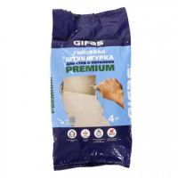 Фото товара - Штукатурка GIFAS Premium 3-4кг гипсовая Россия