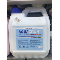 Фото товара - Грунт-концентрат 1:5 AQUA GRUNT De Colores 3л глубокого проник.влагозащ.