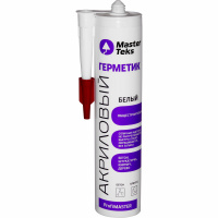 Фото товара - Герметик акрил MASTERTEX HomeMaster 0,26л белый (12)