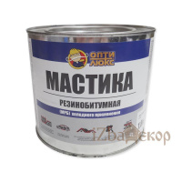 Фото товара - Мастика ОПТИЛЮКС резинобитумная 1,8кг Россия