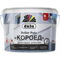 Фото товара - Штукатурка роллерная Dufa Roller Plast короед 2,0 15кг Россия