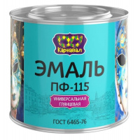 Фото товара - ПФ-115 Эмаль Карнавал универс. 5кг синяя Россия