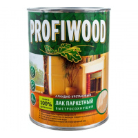 Фото товара - Лак паркетный Profiwood алкидно-урет.0,7кг п/мат.Россия
