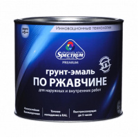 Фото товара - Грунт-эмаль SPECTRUM Premium по ржавчине 0,8кг красная Россия (14)