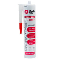 Фото товара - Герметик силикатный MASTERTEX д/печей и каминов 0,26л черный (12)