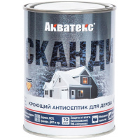 Фото товара - Антисептик Акватекс Сканди 0,75кг Слоновая кость Россия