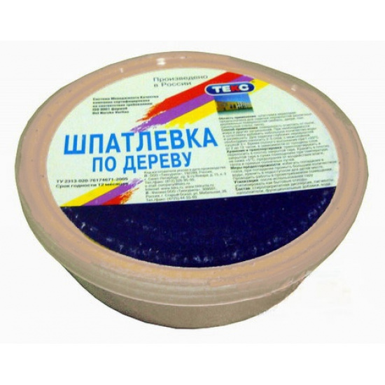 Большое фото товара - Шпатлевка Текс 0,25кг по дереву Сосна Россия, 00000002906. Вариант №1