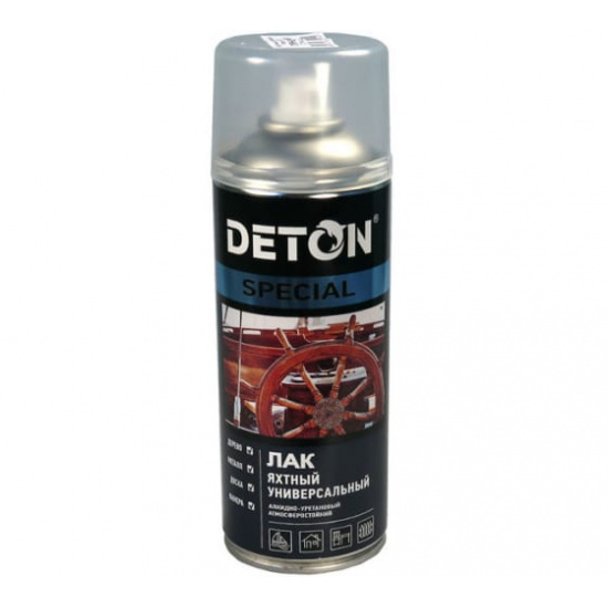 Большое фото товара - Лак яхтный DETON Special универс.глянц.520мл Россия, 00000046811. Вариант №1